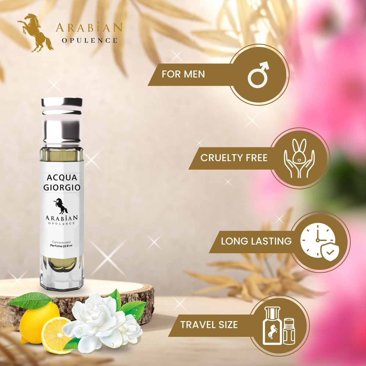 FR10 ACQUA GIORGIO M - Perfume Body Oil - Alcohol Free