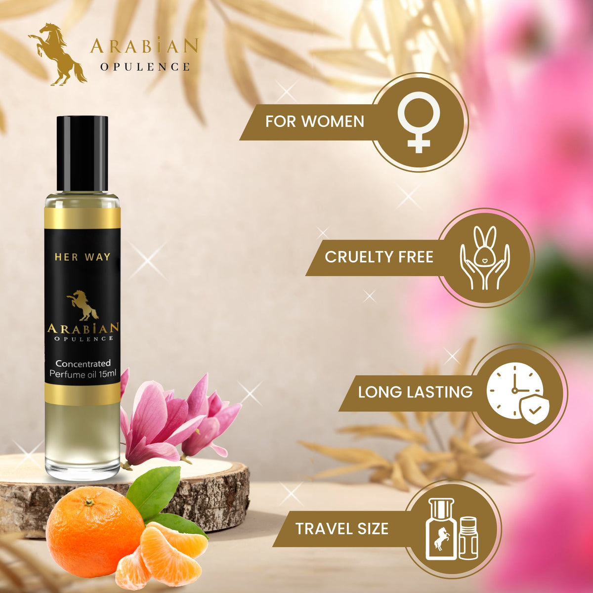 FR19 HER WAY - Perfume Body Oil - Alcohol Free