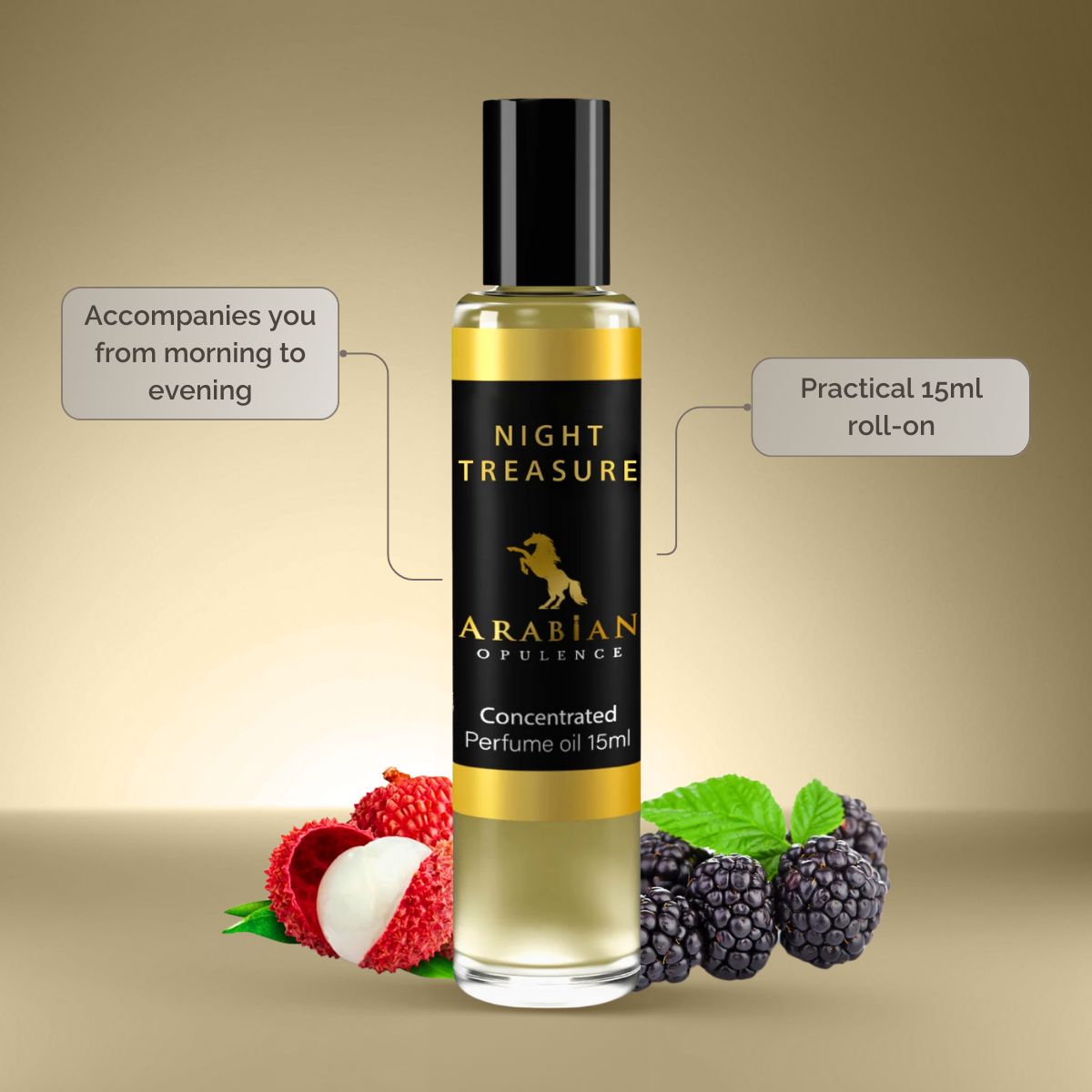 FR183 Night Treasure Perfume Body Oil | Alcohol-Free | 15ml